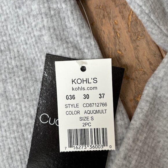 Women's Small Cuddl Duds Honeycomb Fleece Pajama Top & Pajama Pant Set NWT - Picture 8 of 10